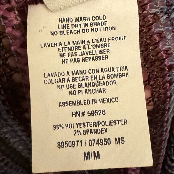 Becca Size Medium Split Leg Swim Coverup Drawstring Waistband Pants - Picture 13 of 13